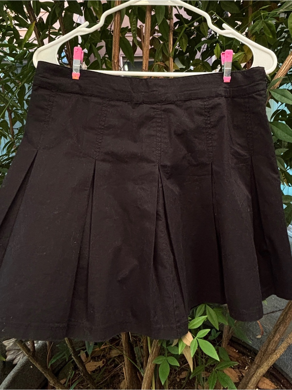 BP Flared, Pleated, Black Mini-Skirt from Nordstrom